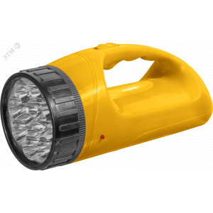 Фонарь светодиодный NPT-SP13-ACCU 12+18LED 90лм 50м аккумуляторный прожектор+кемпинг пластик 1.1Ач 19708