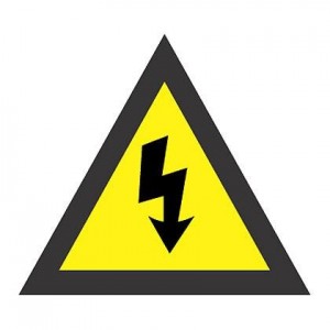 WL33Y, Таблички и промышленные предупредительные знаки Warning Label Vinyl Electrical Symbol