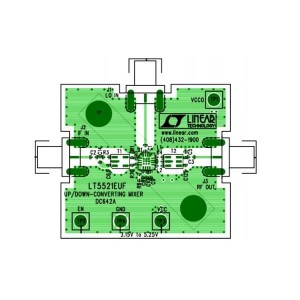 DC642A, Радиочастотные средства разработки LT5521EUF - UP/DOWN CONVERTING MIXER