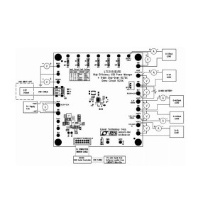 DC1020A, Средства разработки интегральных схем (ИС) управления питанием LTC3555 High Effiency USB Power Manager + Triple Buck