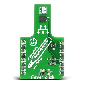 MIKROE-2554, Инструменты разработки температурного датчика Fever click