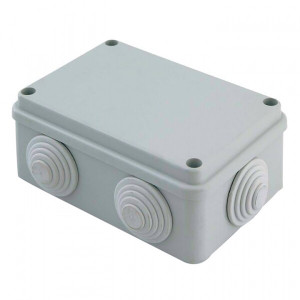 Коробка распределительная КМР-050-048 пылевлагозащитная, 6 мембранных вводов, уплотнительный шнур (120х80х50) PROxima plc-kmr-050-048