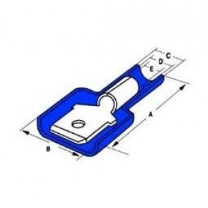 19004-0008, Клеммы INSULATED COUPLER male 14-16 AWG