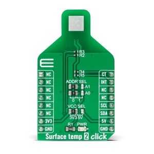 MIKROE-4266, Инструменты разработки температурного датчика Surface temp 2 Click