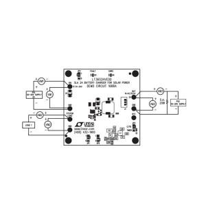 DC1688A, Средства разработки интегральных схем (ИС) управления питанием LT3652HVEDD Demo Board - Power Tracking