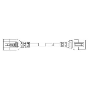 VL-2300-11-200, Кабели питания переменного тока 16/3 SJT N AMER HOSP 6FT 4IN (1.9m) BLACK