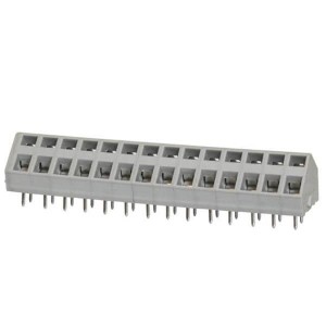 TBL007A-500-14GY, Фиксированные клеммные колодки Terminal block, screwless, 5.00, 45 , 14, Gray