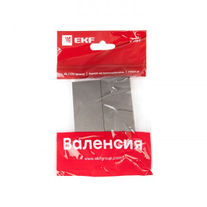 Валенсия лицевая панель выключателя 2-кл. 10А графит PROxima ESV10-L-023-60