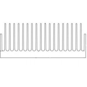 122255, Радиаторы Extrusion Cut to Length, 12 Inch, High Aspect Ratio, Heat Sink 13694, 12x6.9x2.8 Inch