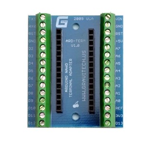 ARD-TERM, Интерфейсные модули клеммных колодок TERMINAL ADAPTER FOR ARDUINO NANO