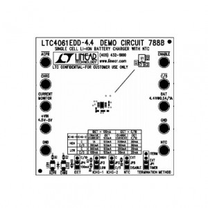 DC788B, Средства разработки интегральных схем (ИС) управления питанием LTC4061EDD-4.4 - Single Cell Li-Ion Batt