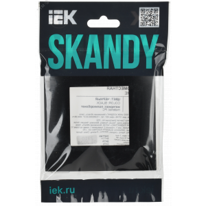 SKANDY Рамка 1-местная SK-F01Bl черный IEK SK-M12-K02