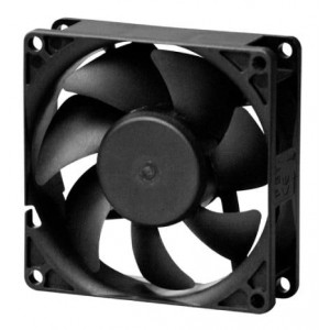 MF80252V2-1000U-A99, Вентиляторы постоянного тока DC Fan, 80x25mm, 24VDC, 37CFM, 1.2W, 30dBA, 2900RPM, 0.15inch H2O, Vapo Bearing, MagLev Motor