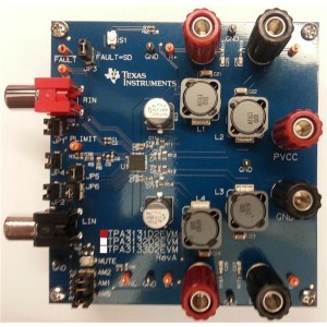 TPA3131D2EVM, Средства разработки интегральных схем (ИС) аудиоконтроллеров  TPA3131D2 EVAL MOD