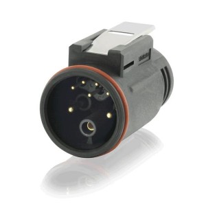 UTL6122G1W5P, Стандартный цилиндрический соединитель Male plug, 8 pos IP68/69K