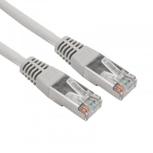 Шнур коммутационный, патч-корд U/UTP RJ45-RJ45, CAT 5e, ZH нг(А)-HF, серый, 2м 18-8005