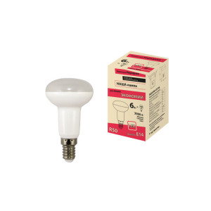 Лампа светодиодная R50 - 6 Вт-230 В -3000 К–E14 Народная нМ SQ0340-0136