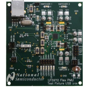 LP3972SQ-I514EV/NOPB, Средства разработки интегральных схем (ИС) управления питанием LP3972SQ-I514 EVAL BOARD