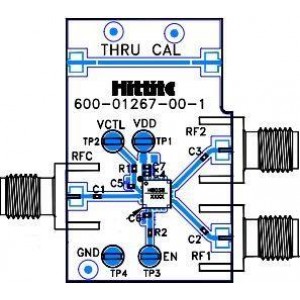 EV1HMC8038LP4C, Радиочастотные средства разработки EVALUATION BOARD ASSEMBLY