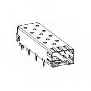 2227303-2, Соединители для ввода/вывода CAGE ASSEMBLY, SFP, .071 TAIL