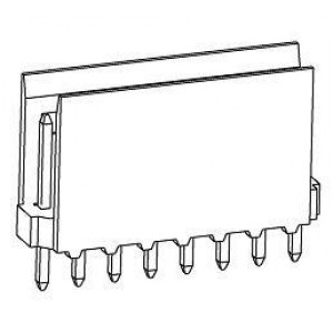 1-281695-2, Проводные клеммы и зажимы HEADER VERT 12 POS HE14