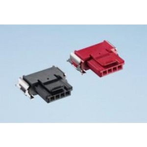 384803, Проводные клеммы и зажимы 6P 1.27MM SMT RED R/A FM DAUGHT CARD