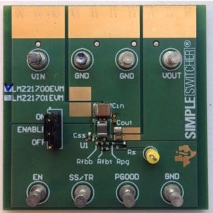 LMZ21701EVM, Средства разработки интегральных схем (ИС) управления питанием LMZ21701 Eval Mod Board