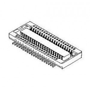 54722-0224, Межплатные и промежуточные соединители .50MM 22P SMT RCPT 2R VERT