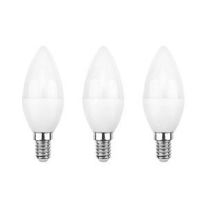 Лампа светодиодная Свеча CN 11.5 Вт E14 1093 Лм 6500 K холодный свет (3 шт./уп.) 604-205-3