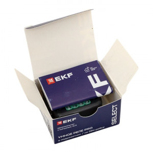 Умное реле в подрозетник 1-канальное с нейтралью 16А Zigbee EKF Connect Select PRO ssh-1g-zb-pro