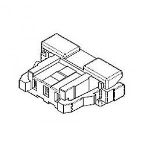 104131-0300, Осветительные коннекторы 1.25mm W-to-B Conn. Housing-3P