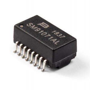 SM91071AL-E, Audio & Signal Transformers 10/100 BASE-T Single Port 16PIN +125 AEC-Q200