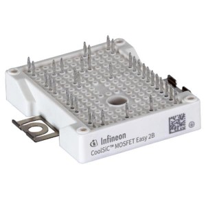 FF8MR12W2M1B11BOMA1, Дискретные полупроводниковые модули EasyDUAL 2B 1200 V, 8 mO halfbridge module with CoolSiC MOSFET, NTC and PressFIT Contact Technology.