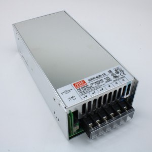 HRP-600-12, AC-DC, 636Вт, ККМ, вход 85…264В AC/47…63Гц/120…370В DC, выход 12В/53А, рег.вых: 10.2…13.8В, изоляция 3000В AC, в кожухе 218х105х63.5мм, -40…+70°С