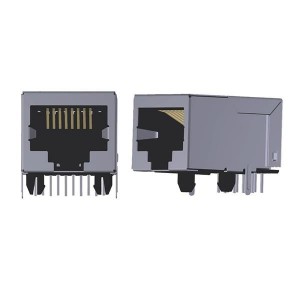 ARJM11B1-502-NN-EW2, Модульные соединители / соединители Ethernet RJ45 JACK W/MAG 1000Base-T