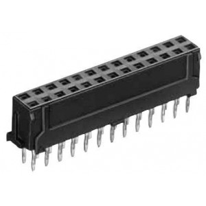 DF11-18DS-2DSA(06), Проводные клеммы и зажимы 2MM V PCB RECEPTACLE 18P DR THRU-HOLE GLD