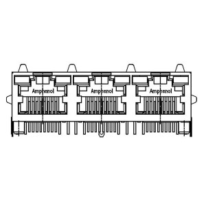 RJHSE-5381-06, Модульные соединители / соединители Ethernet MOD JACK W LED