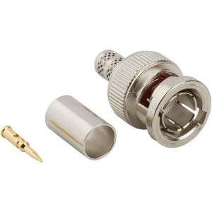 031-71008-1RFX, РЧ соединители / Коаксиальные соединители 75ohm BNC CRIMP PLUG