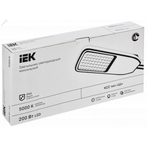 Светильник LED ДКУ 1004-200Ш 5000К IP65 серый LDKU1-1004-200-5000-K03