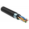 Кабель витая пара F/UTP кат.5E 4х2х24AWG solid CU LDPE Outdoor черн. (м) BC3-C5E04-339-305-G