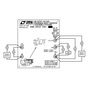 DC516A-A, Средства разработки интегральных схем (ИС) управления питанием LTC3423EMS - Low Output Voltage Synchron