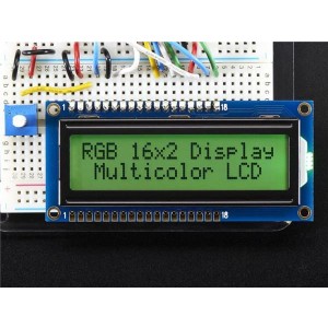 398, Средства разработки визуального вывода RGB Backlight Positive LCD 16x2