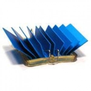 ATS-50290G-C1-R0, Радиаторы maxiFLOW Heatsink with maxiGRIP Attachment, T766, Blue-Anodized, 29x29x12.5mm