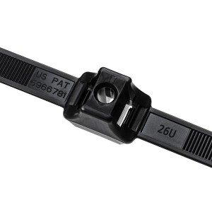 DCT110HIRK2, Кабельные соединения DUAL CLAMP TIE 19.2 BLK HI