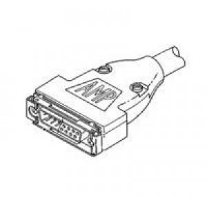 5745919-1, Корпуса разъемов D-Sub  CABLE CLAMP KIT SIZE 2