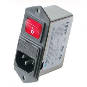 082M.00101.00-RSI, Модули подачи электропитания переменного тока 1A Medical Filter Red Illum Switch