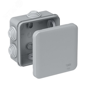 КОРОБКА РАСПРЕДЕЛИТЕЛЬНАЯ ОТКРЫТОЙ УСТАНОВКИ 85X85X40, IP55, 6 сальников DIY C2 IMT350921
