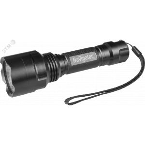 Фонарь светодиодный NPT-P03-18650 1 LED CREE 10Вт аккумуляторный металл 19145