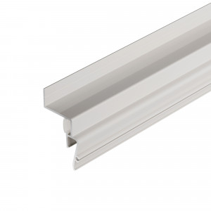 Профиль STRETCH-SHADOW-2000 WHITE (A2-CONTOUR-PRO) 042559, Алюминиевый профиль для монтажа и контурной подсветки натяжного потолка стеновой. Ширина засвечиваемого контура – 22мм. Цвет - белый RAL9016 (порошковая окраска). Гарпунная система монтажа. Габаритные размеры (LхWхH): 2000x30x48,5мм. Ширина площадки для л