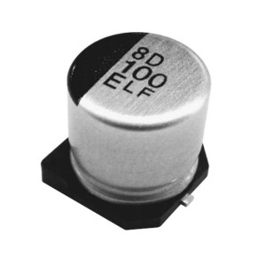 EMLF160ADA101MF90G, Алюминиевые электролитические конденсаторы для поверхностного монтажа 16Volts 100uF 6X9